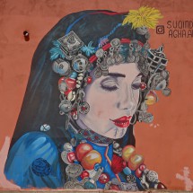 The beautiful women of the mural